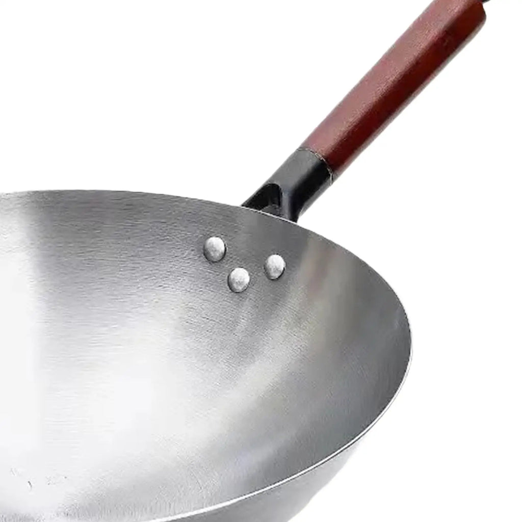 Wok Pan with Wooden Handle