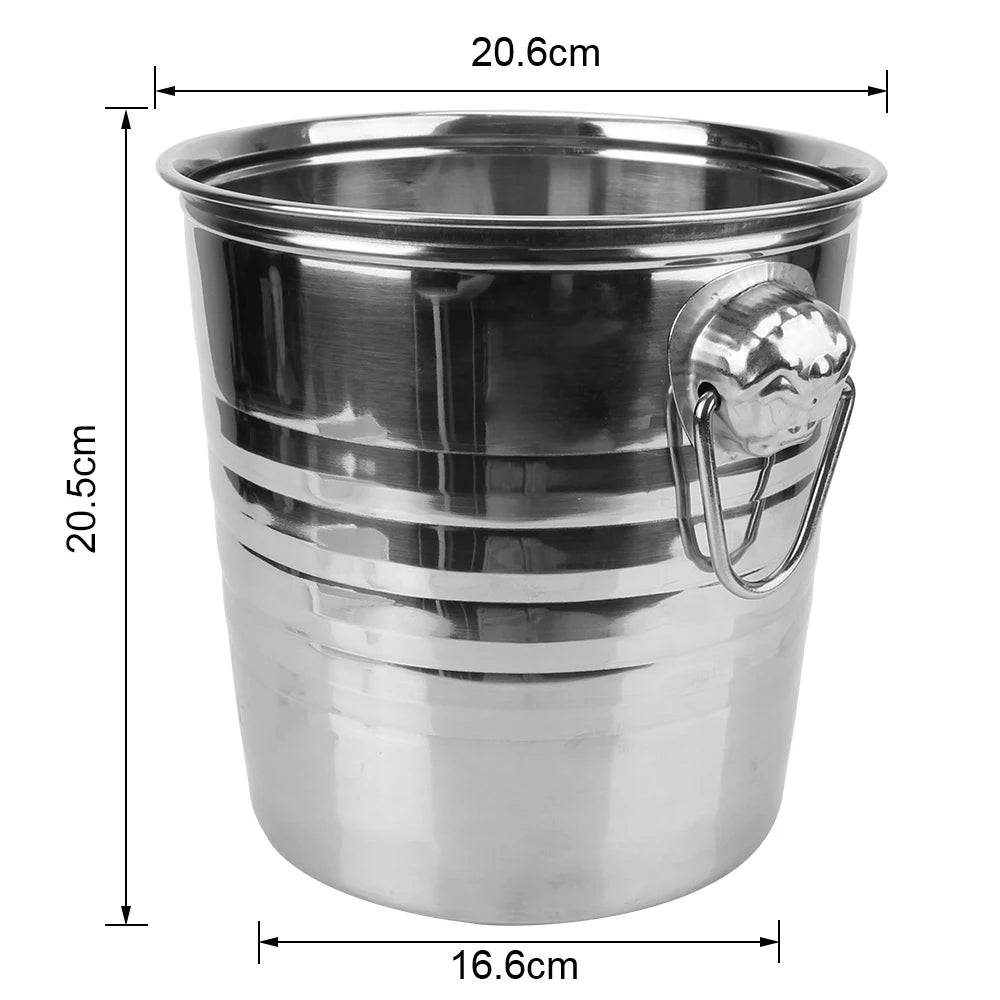 Stainless Steel Ice Bucket, 5L