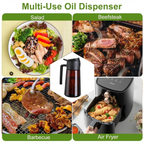 Glass Oil Dispenser and Sprayer