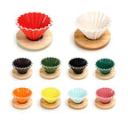 Fluted Ceramic Pour-Over Coffee Dripper