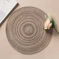 Woven Cotton-Linen Placemat & Coaster