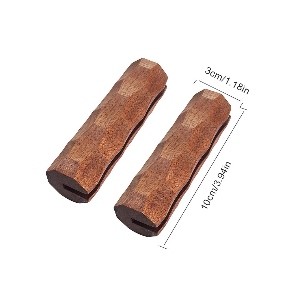 Wooden Pan Handle Grips, Set of 2