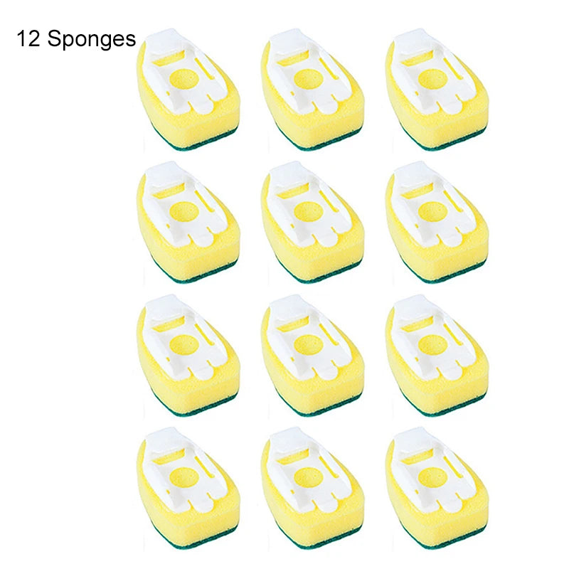 Soap-Dispensing Dish Brush Set