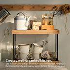 Two-Tier Bamboo Spice Rack
