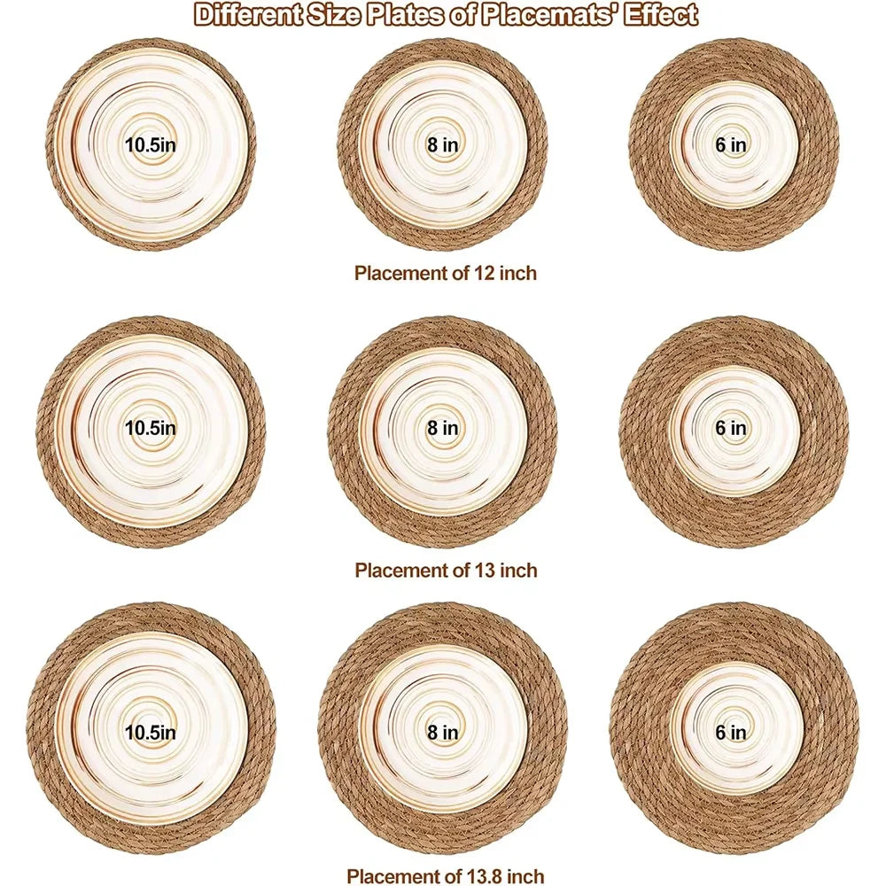 Round Woven Placemats