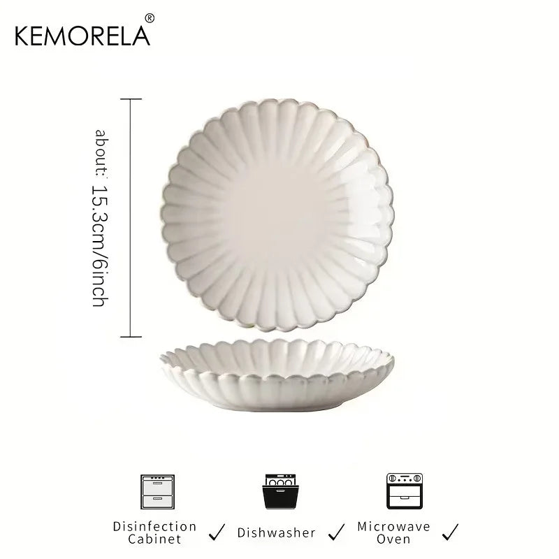 Nordic White Ceramic Dinnerware Set