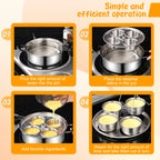 Four-Cup Egg Poaching Pan