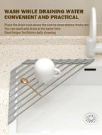 Corner Roll-Up Sink Rack