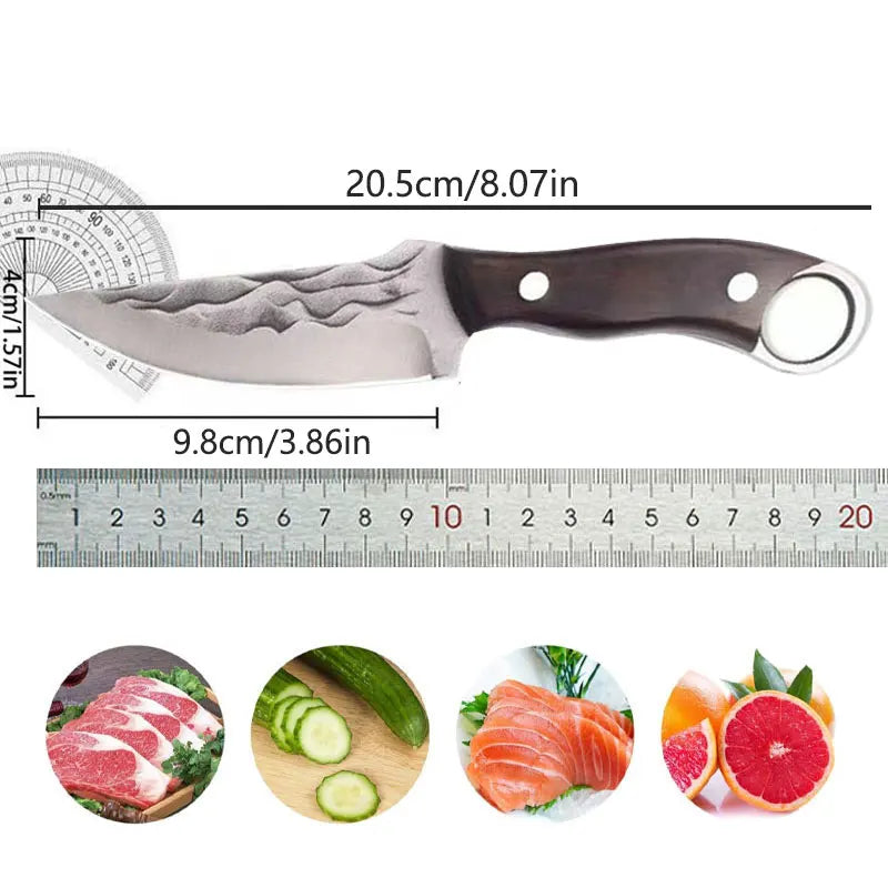 Hammered Paring Knife with Sheath