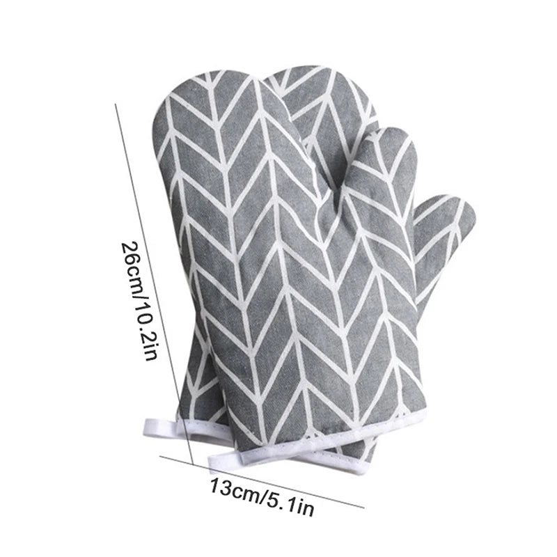 Cotton Linen Baking Gloves