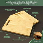 Double-Sided Wooden Cutting Board
