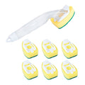 Soap-Dispensing Dish Brush Set