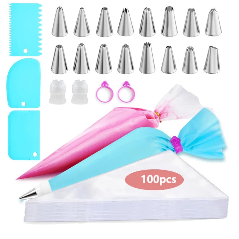 Piping Bags and Nozzles Set