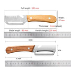 Wooden-Handled Vegetable Peeler