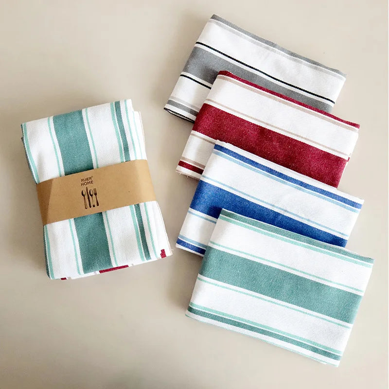 Striped Cotton Tea Towel