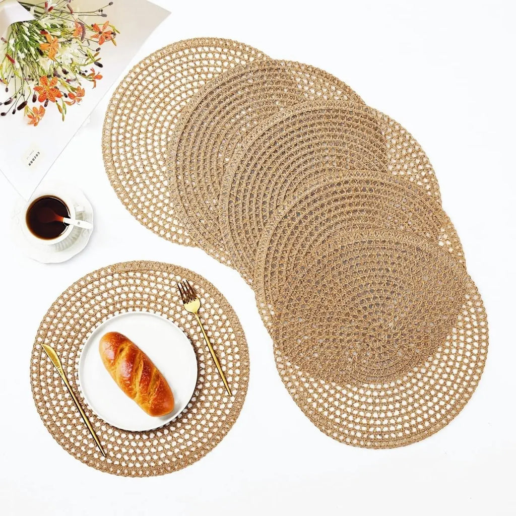 Round Placemats, Set of 6