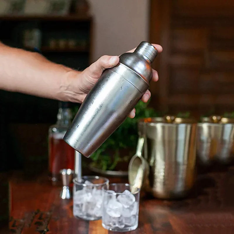 Cocktail Shaker Set with Storage Bag