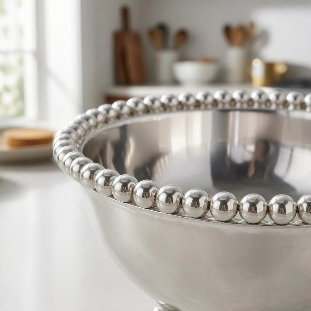Footed Ceramic Serving Bowl