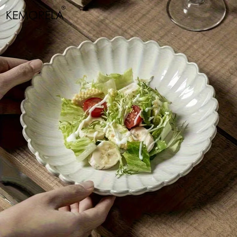 Nordic White Ceramic Dinnerware Set