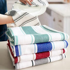 Striped cotton tea towels