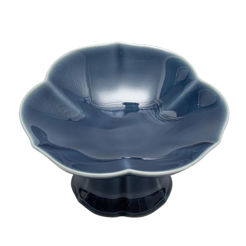 Footed Ceramic Dessert Dish