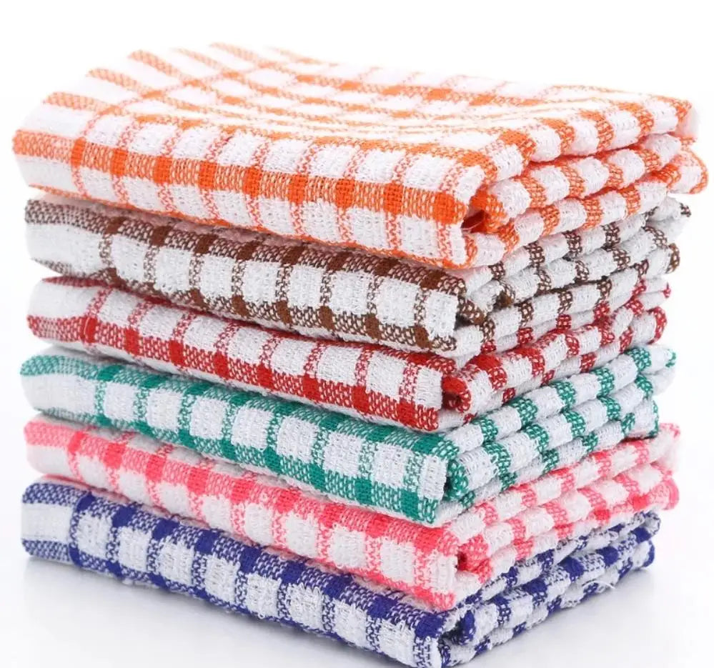 Cotton Tea Towels, Set of 6