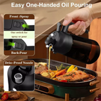 Glass Oil Dispenser and Sprayer