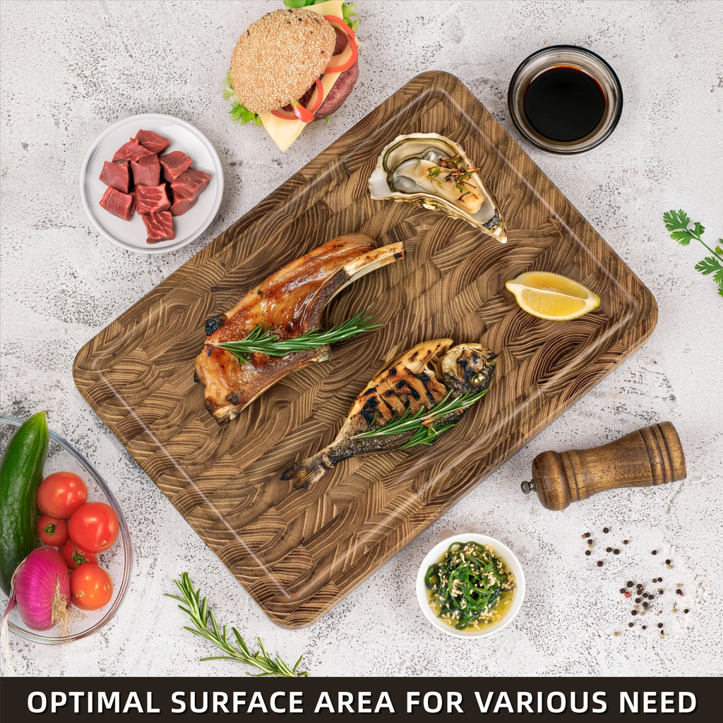 End Grain Teak Cutting Board