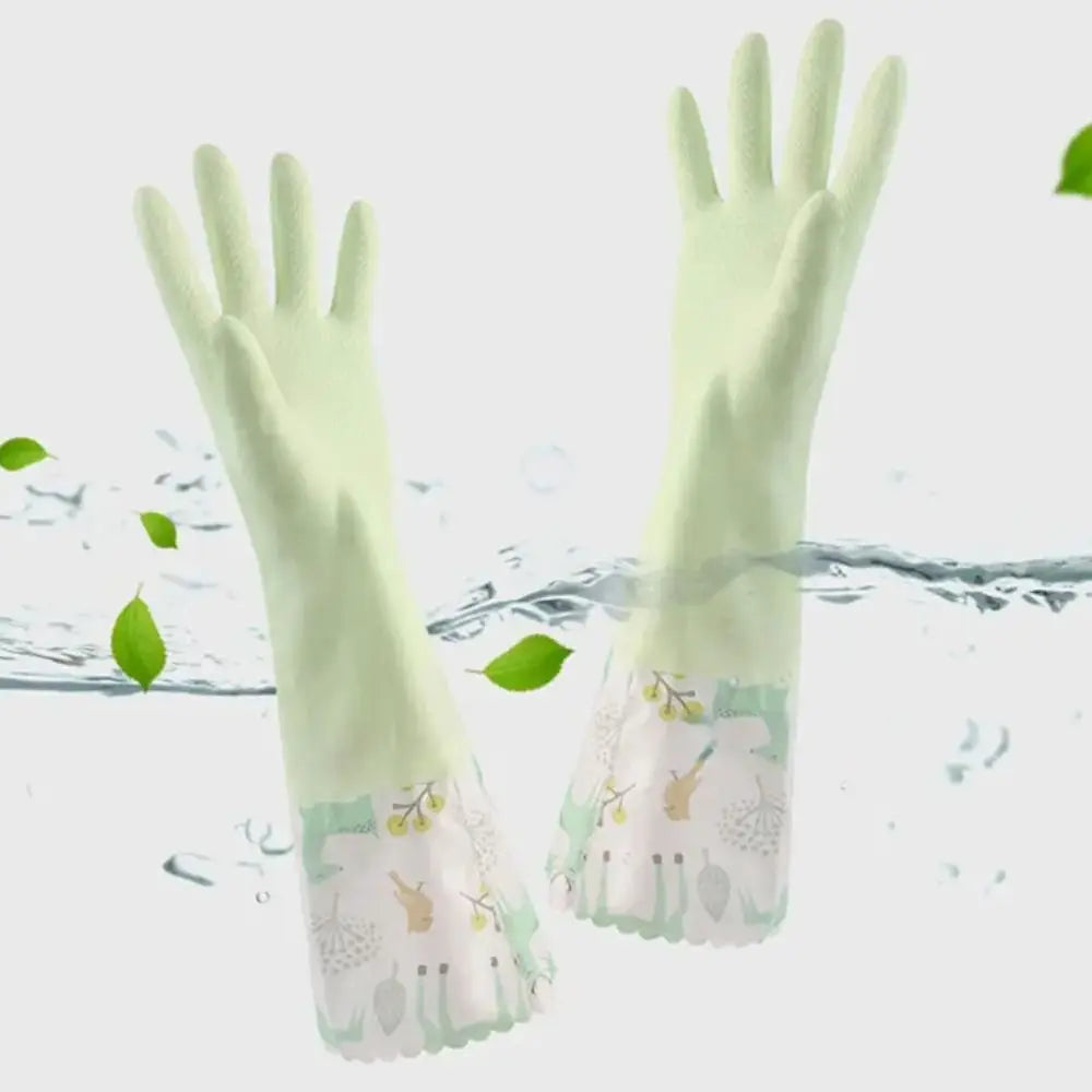 Long-Sleeve Dishwashing Gloves