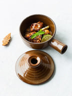 Clay Casserole Pot with Lid