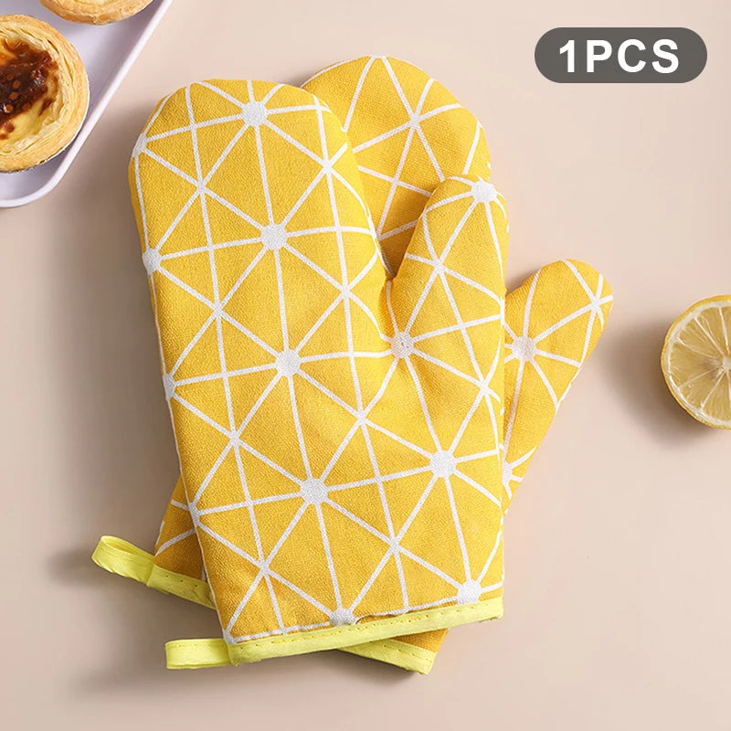 Cotton Linen Baking Gloves