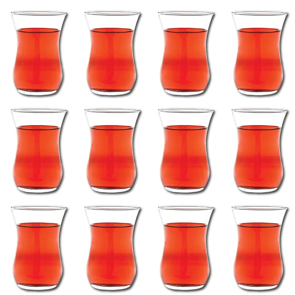 Turkish Tea Glasses, Set of 6