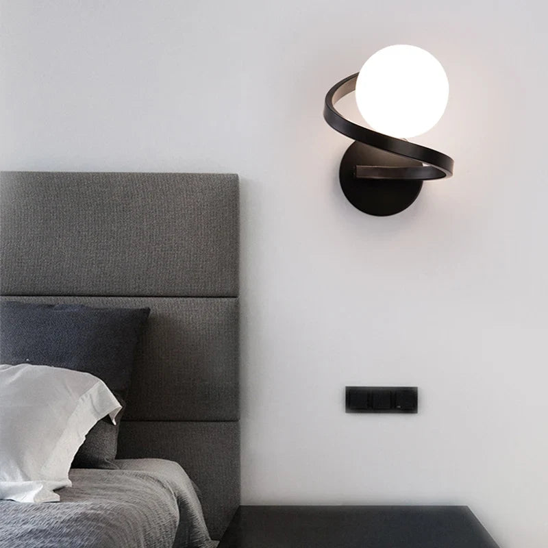 Applique murale Astra | Design moderne à double globe LED