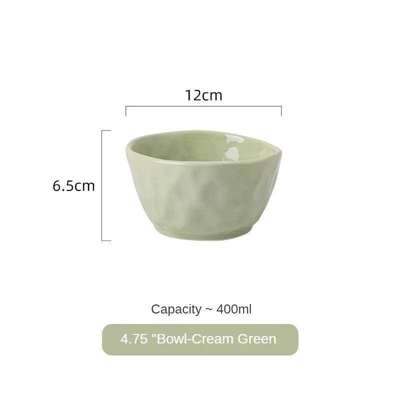 Nordic Ceramic Bowl & Dish Set