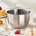 Deep Stainless Steel Mixing Bowl