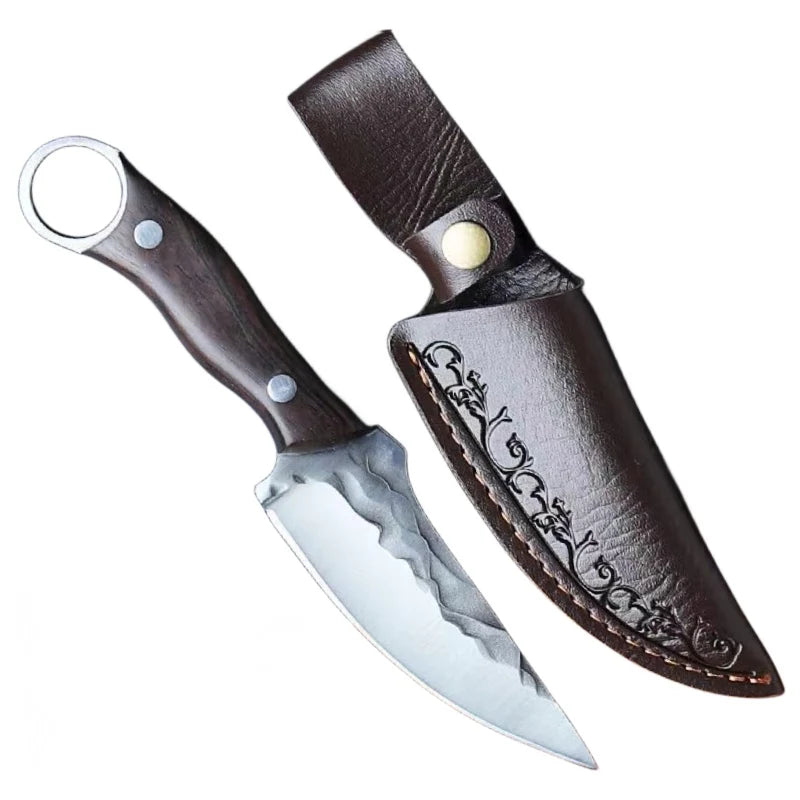 Hammered Paring Knife with Sheath