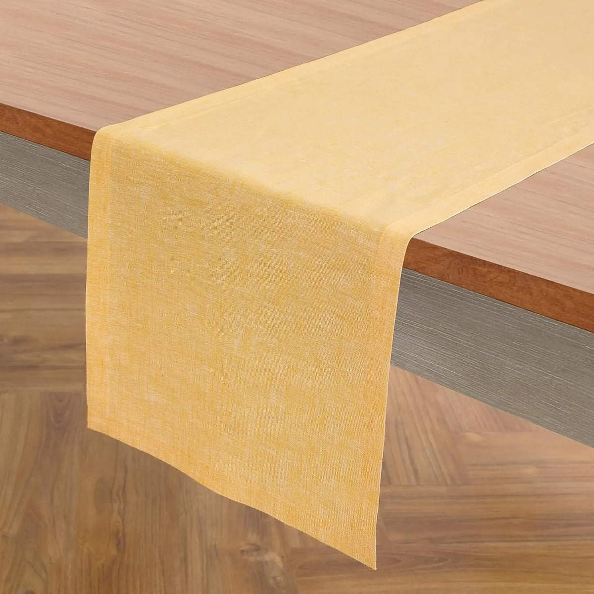 Woven Linen-Style Table Runner