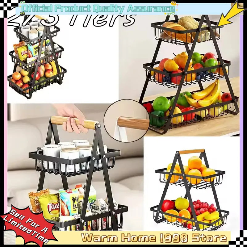 Tiered Countertop Fruit Basket
