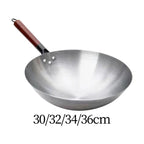 Wok Pan with Wooden Handle