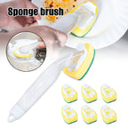 Soap-Dispensing Dish Brush Set