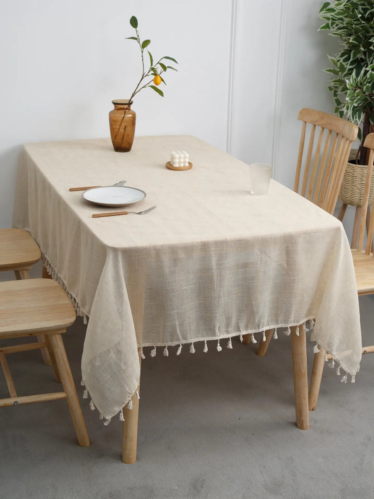 Washable Linen Tablecloth