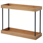 Two-Tier Bamboo Spice Rack
