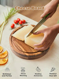 Acacia Cheese Board & Knife Set