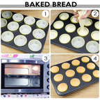 Carbon Steel Muffin Tray, Pack of 2