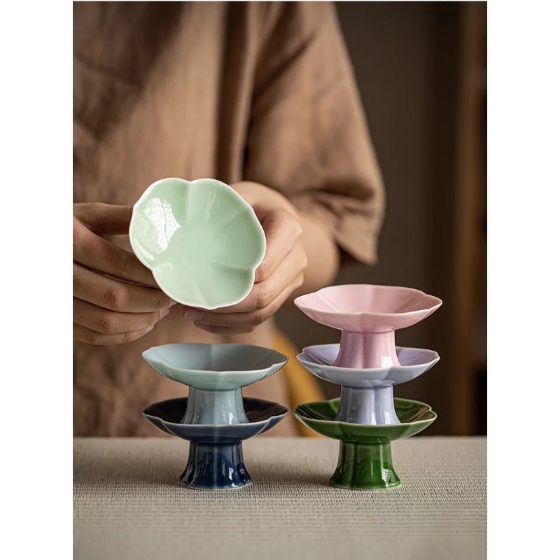 Footed Ceramic Dessert Dish