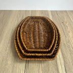 Hand-Woven Bread Tray