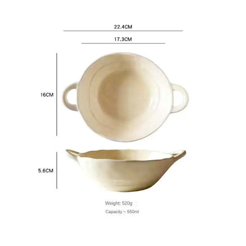 Nordic Ceramic Bowl & Dish Set