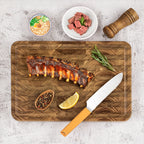 End Grain Teak Cutting Board