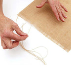 Natural Jute Table Runner with Tassels