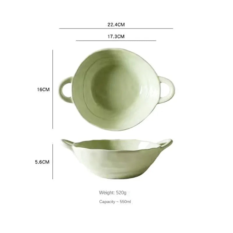 Nordic Ceramic Bowl & Dish Set